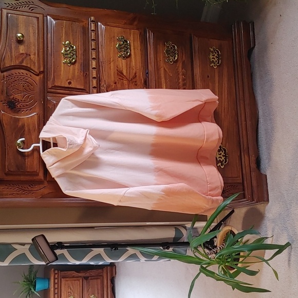 WOMEN'S 2X PEACH OMBRE HOODIE - Picture 2 of 6